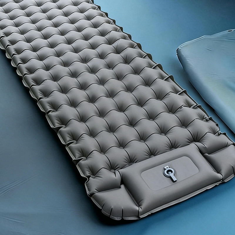 🎉 2026 Sale — Over 95,000 Sold! 🛏️ Lightweight Portable Air Mattress – Built-in Foot Pump & Pillow 🏕️