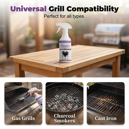🍖🔥50% OFF – Heavy-Duty Grill Cleaner & Degreaser – Melt Away Grease in Seconds! | No Scrubbing, No Fuss | BBQ Season Essential 🧽✨