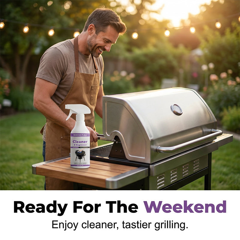 🍖🔥50% OFF – Heavy-Duty Grill Cleaner & Degreaser – Melt Away Grease in Seconds! | No Scrubbing, No Fuss | BBQ Season Essential 🧽✨