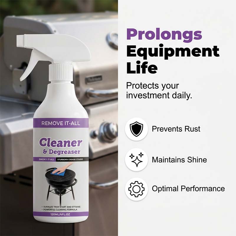 🍖🔥50% OFF – Heavy-Duty Grill Cleaner & Degreaser – Melt Away Grease in Seconds! | No Scrubbing, No Fuss | BBQ Season Essential 🧽✨