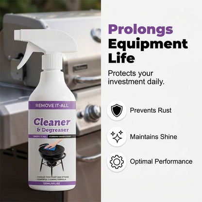 🍖🔥50% OFF – Heavy-Duty Grill Cleaner & Degreaser – Melt Away Grease in Seconds! | No Scrubbing, No Fuss | BBQ Season Essential 🧽✨