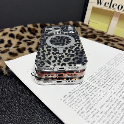 📱 50% OFF – Magnetic Leopard Print Phone Case – Fierce Style, Strong Grip! | Built-in Magnets for Car Mounts | 360° Drop Protection 🐆✨