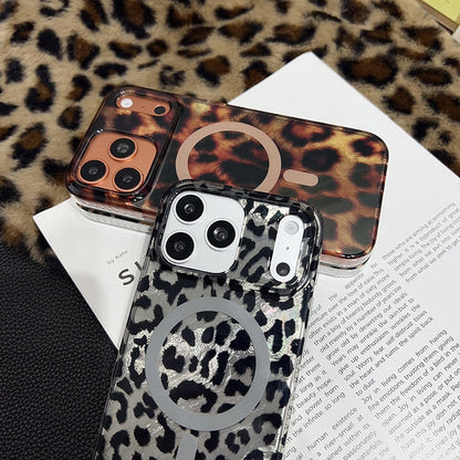 📱 50% OFF – Magnetic Leopard Print Phone Case – Fierce Style, Strong Grip! | Built-in Magnets for Car Mounts | 360° Drop Protection 🐆✨