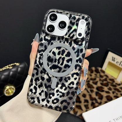 📱 50% OFF – Magnetic Leopard Print Phone Case – Fierce Style, Strong Grip! | Built-in Magnets for Car Mounts | 360° Drop Protection 🐆✨