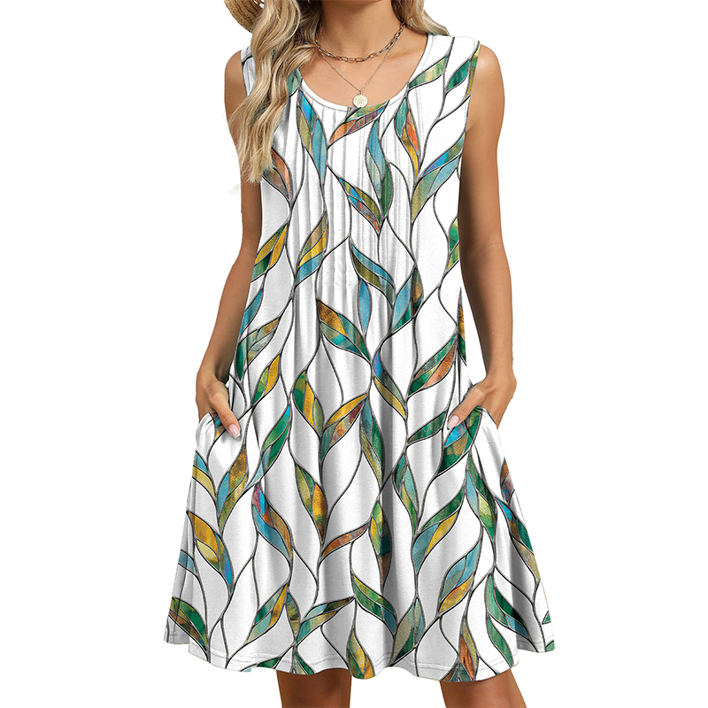 ⏰ 50% OFF – Grab Yours Now 👗✨ Women's Casual Loose Fit Sleeveless Dress – Flowy, Breezy & Figure-Flattering! | Perfect for Summer ☀️🌴