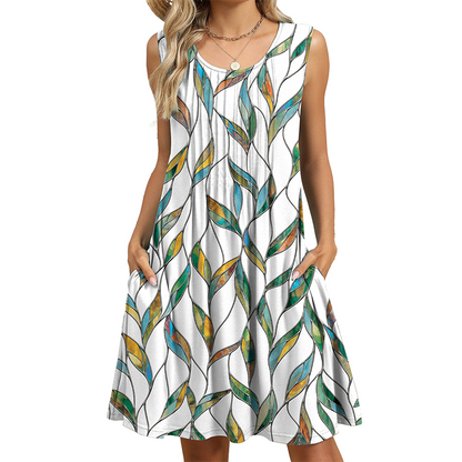⏰ 50% OFF – Grab Yours Now 👗✨ Women's Casual Loose Fit Sleeveless Dress – Flowy, Breezy & Figure-Flattering! | Perfect for Summer ☀️🌴
