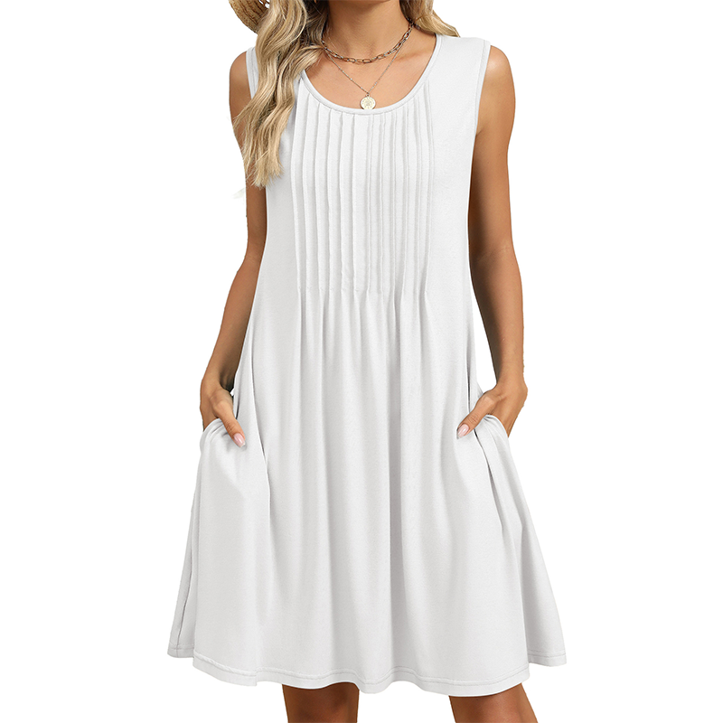 ⏰ 50% OFF – Grab Yours Now 👗✨ Women's Casual Loose Fit Sleeveless Dress – Flowy, Breezy & Figure-Flattering! | Perfect for Summer ☀️🌴
