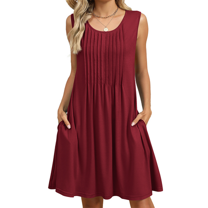 ⏰ 50% OFF – Grab Yours Now 👗✨ Women's Casual Loose Fit Sleeveless Dress – Flowy, Breezy & Figure-Flattering! | Perfect for Summer ☀️🌴