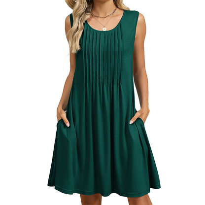 ⏰ 50% OFF – Grab Yours Now 👗✨ Women's Casual Loose Fit Sleeveless Dress – Flowy, Breezy & Figure-Flattering! | Perfect for Summer ☀️🌴