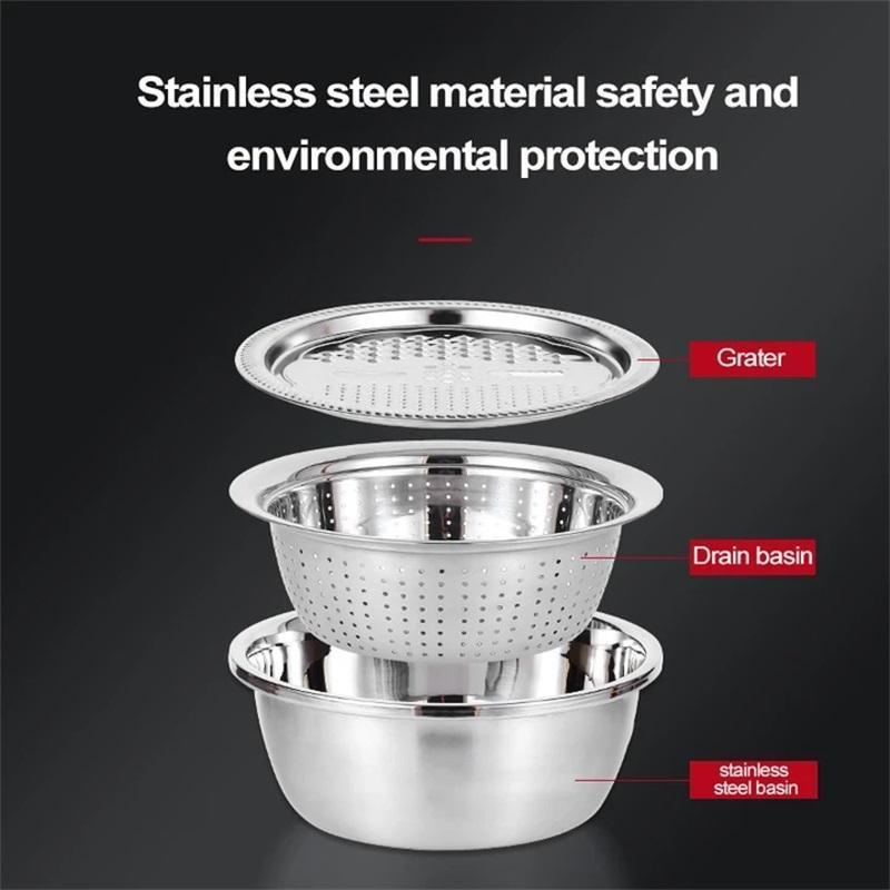 3-Piece Fine Mesh Strainer Set – Rustproof & Food-Grade Design
