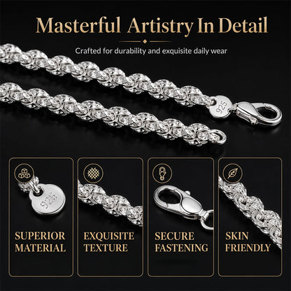 🎉 2026 Sale — Over 27,600 Sold! ⏰ Trendy Dragon Scale Chain Bracelet & Necklace Jewelry Set ✨
