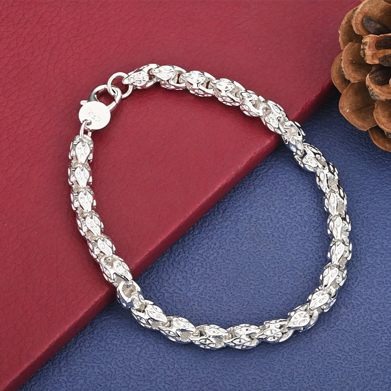 🎉 2026 Sale — Over 27,600 Sold! ⏰ Trendy Dragon Scale Chain Bracelet & Necklace Jewelry Set ✨