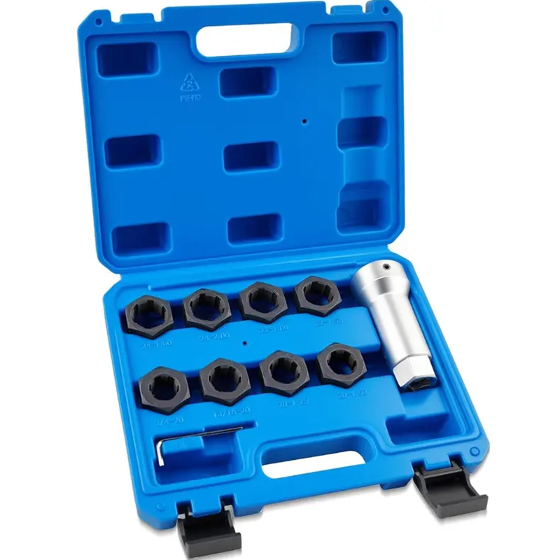 🔧 2026 Sale — Over 53,700 Sold! 🛠️ 10-Piece Axle Spindle Thread Chaser Set