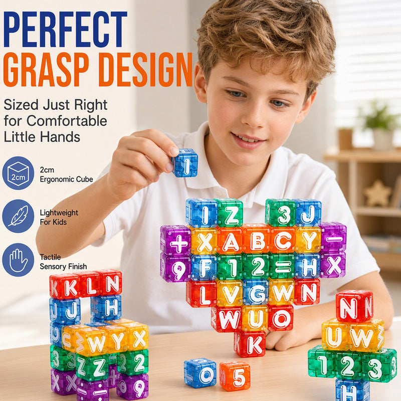 ⏰Magnetic Alphabet Number Cubes for Children