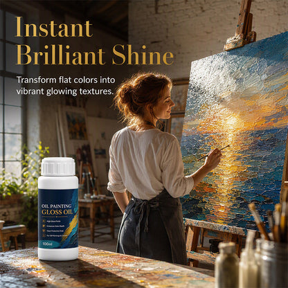 🎨 LIMITED TIME 50% OFF! 💧 Gloss Boost Painting Varnish – Professional High-Gloss Finish, Intensifies Color Depth & Protects Artwork ✨