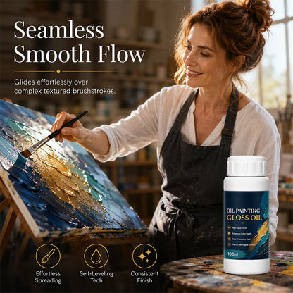 🎨 LIMITED TIME 50% OFF! 💧 Gloss Boost Painting Varnish – Professional High-Gloss Finish, Intensifies Color Depth & Protects Artwork ✨