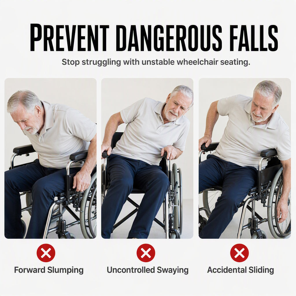 🧓🏥Wheelchair Safety Harness Vest for Elderly & Mobility Support