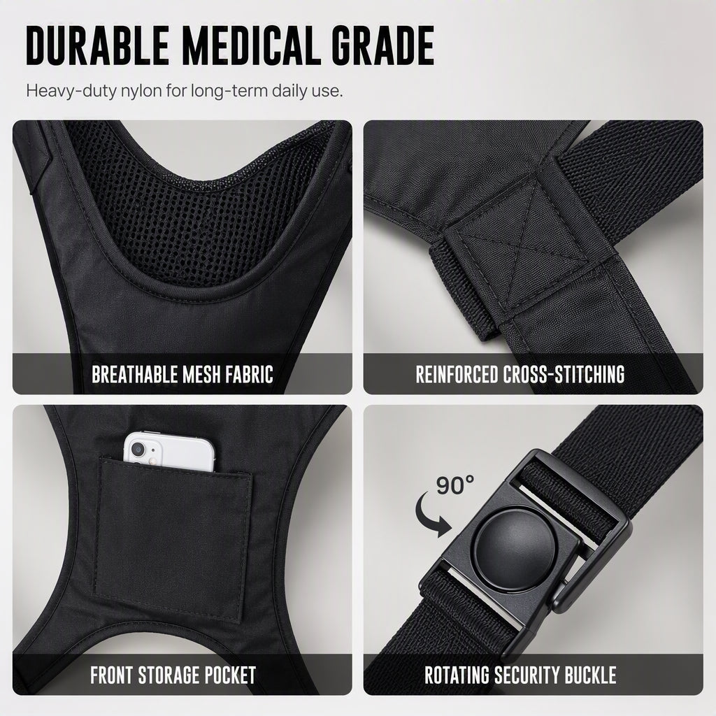 🧓🏥Wheelchair Safety Harness Vest for Elderly & Mobility Support
