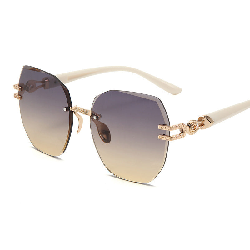 Statement Rimless Sunglasses