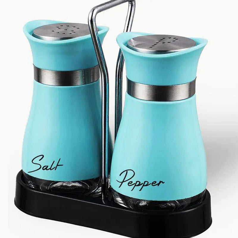 🐧50% OFF NOW! Penguin Design Salt and Pepper Shaker Set, Transparent Glass Bottom Seasoning Dispenser, Large‑Mouth Refillable Spice Container for Kitchen Countertop
