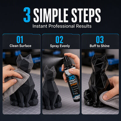 🎉 2026 Sale — Over 6,000 Sold! 🖨️ Tired of layer lines ruining your 3D prints? One coat of this gloss spray melts them away — quick-dry, smooth finish, pro results without the sanding marathon. ✨