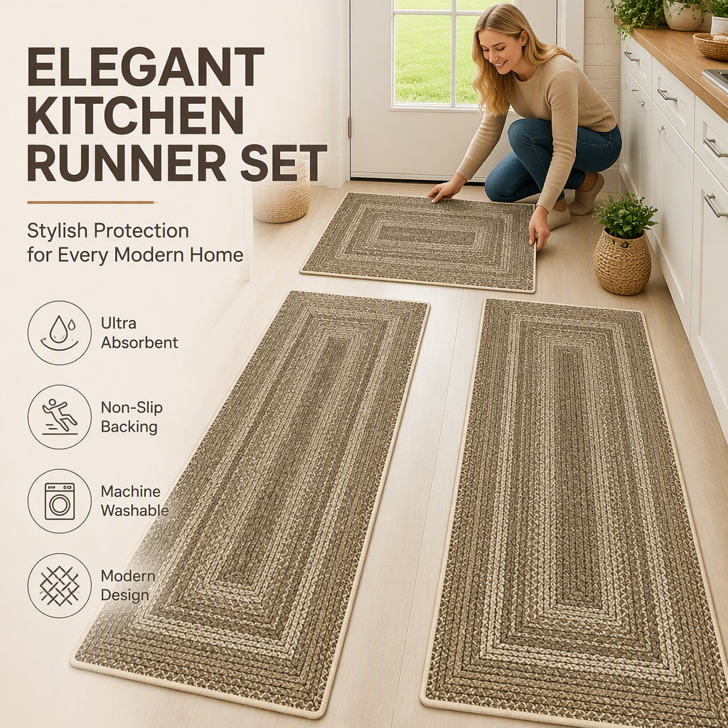 Elegant Woven Runner Rug (50% OFF)