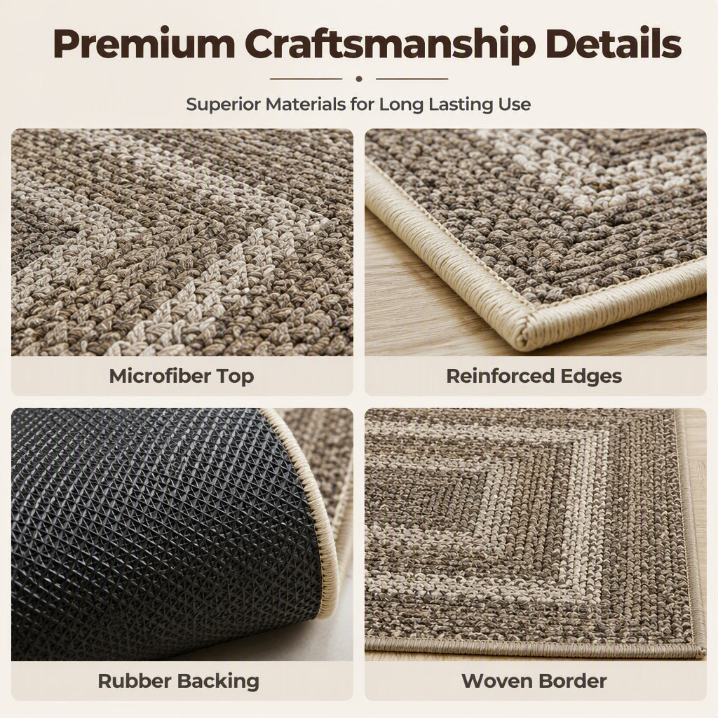 Elegant Woven Runner Rug (50% OFF)