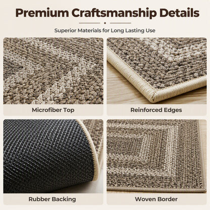 Elegant Woven Runner Rug (50% OFF)