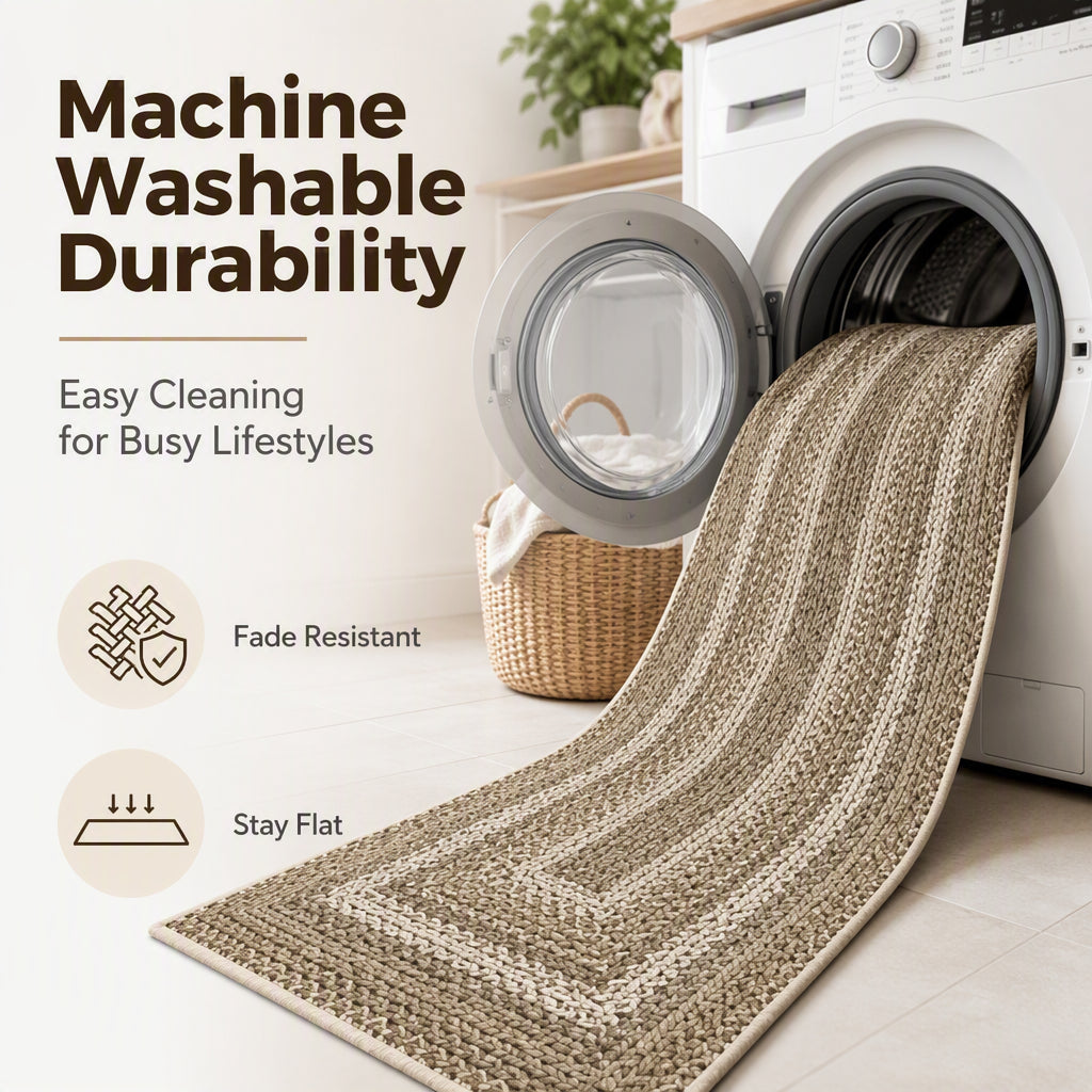 Elegant Woven Runner Rug (50% OFF)