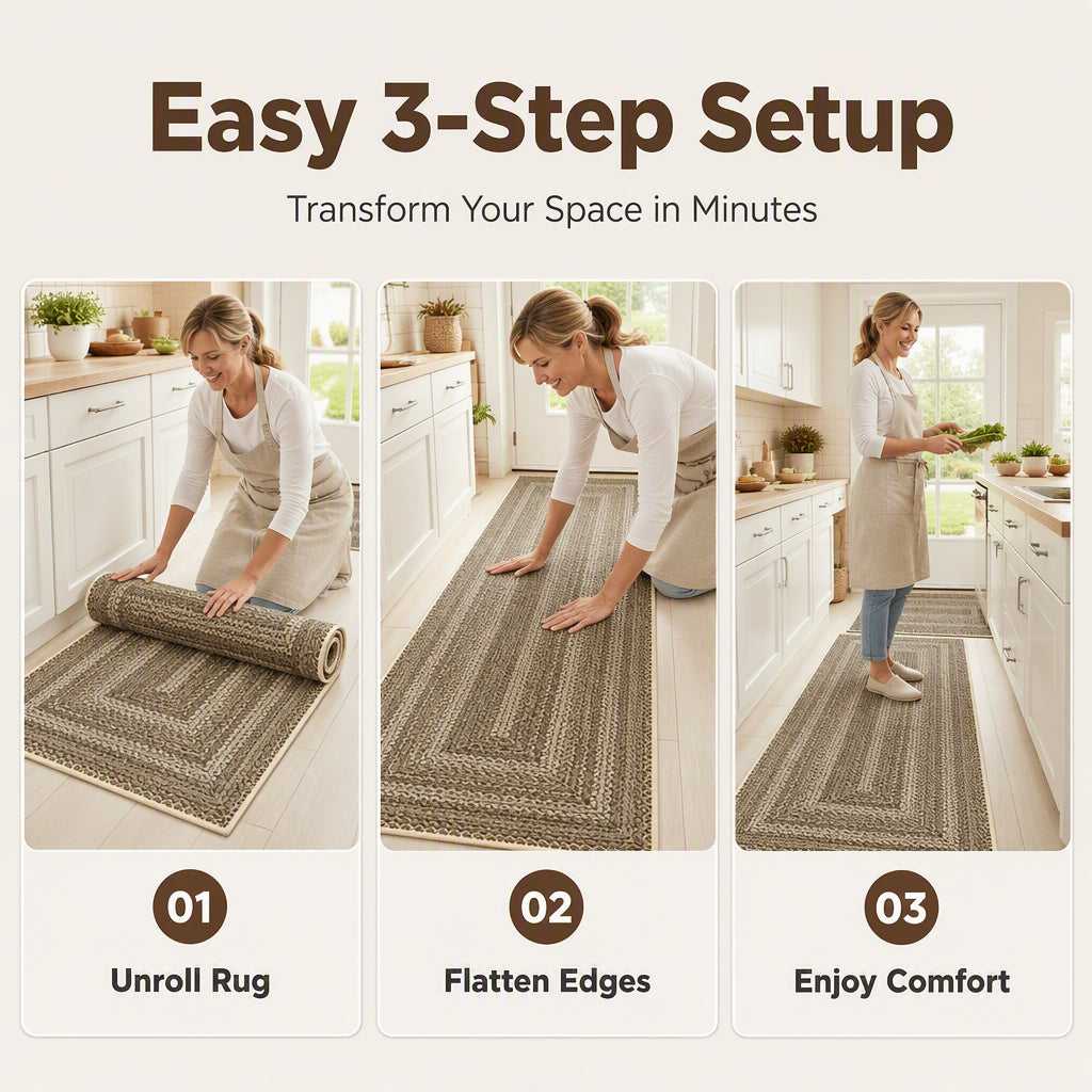 Elegant Woven Runner Rug (50% OFF)
