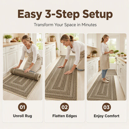Elegant Woven Runner Rug (50% OFF)