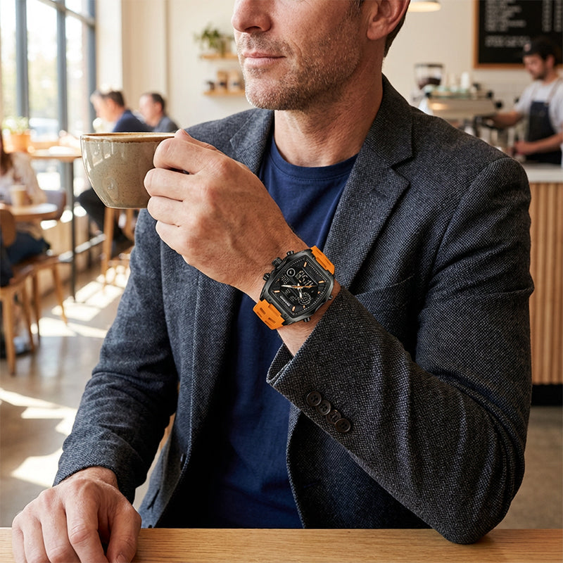 ⏳🔥LIMITED-TIME 50% OFF! ⏰Men's Dual Display Sports Watch with Luminous Dial
