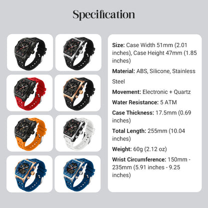 ⏳🔥LIMITED-TIME 50% OFF! ⏰Men's Dual Display Sports Watch with Luminous Dial