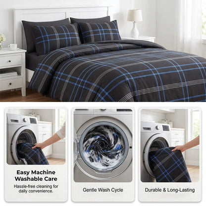 🛏️Modern Minimalist Geometric Bedding Se