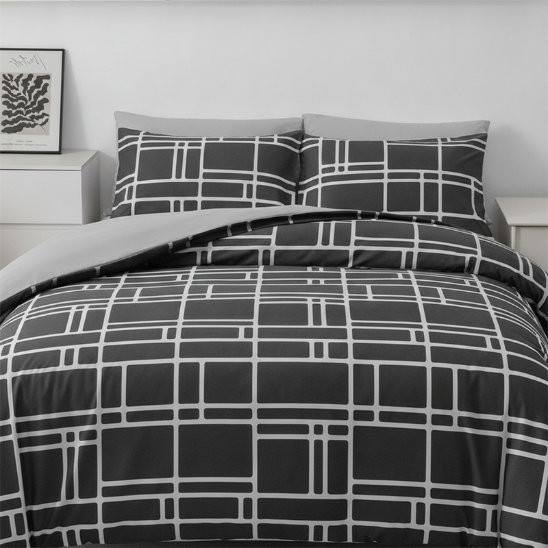 🛏️Modern Minimalist Geometric Bedding Se