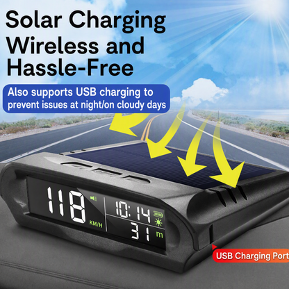 Solar Car GPS Head-Up Display