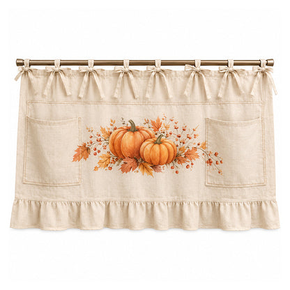 Oven Skirt Curtain with Pockets