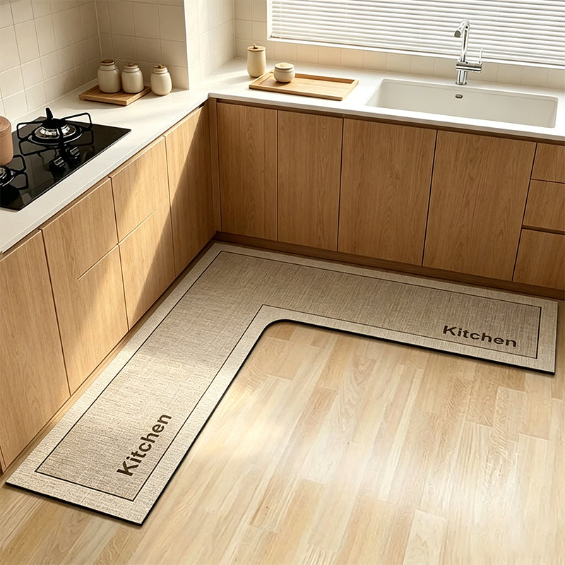 💧 LIMITED-TIME 50% OFF!✨ Quick-Dry Kitchen Mat – L-Shape Diatomite Design, Absorbent & Non-Slip🍳