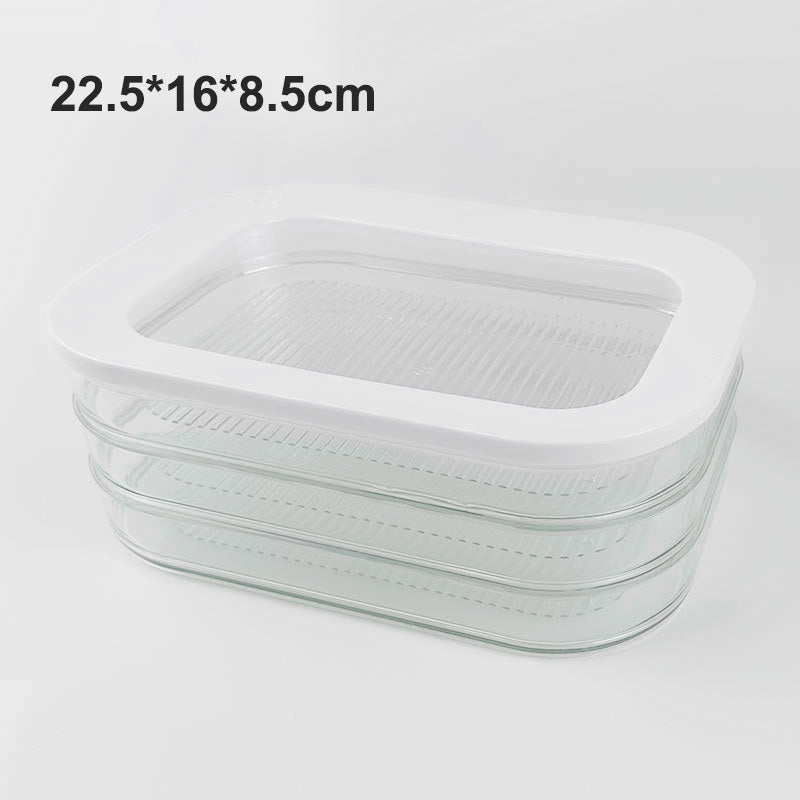 🧊 LIMITED‑TIME 50% OFF! 🥬 22,194 Sold – Clear Fridge Storage Container with Lid – Transparent Visibility, Stackable Design & 3 Size Options 🥑