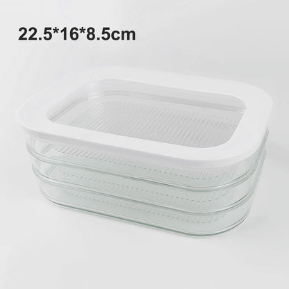 🧊 LIMITED‑TIME 50% OFF! 🥬 22,194 Sold – Clear Fridge Storage Container with Lid – Transparent Visibility, Stackable Design & 3 Size Options 🥑
