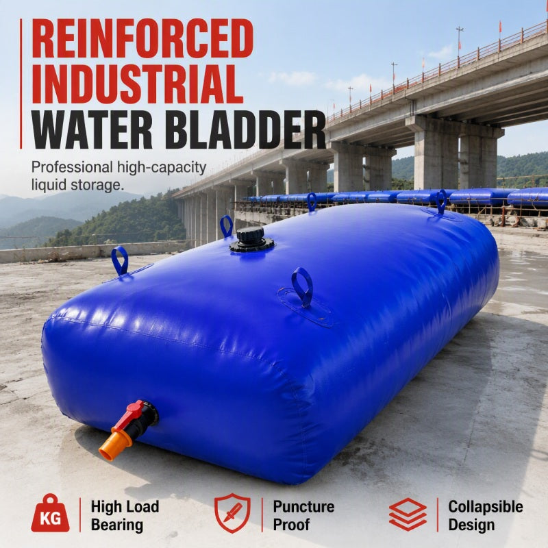 💦 LIMITED-TIME 50% OFF! 🛠️ Heavy-Duty Foldable Water Storage Bladder – Reinforced, Collapsible, Large Capacity ✨