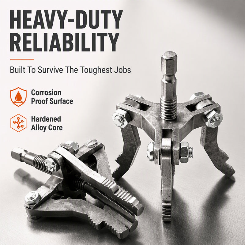 Universal 3-Jaw Broken Pipe Extractor for Hand Drills