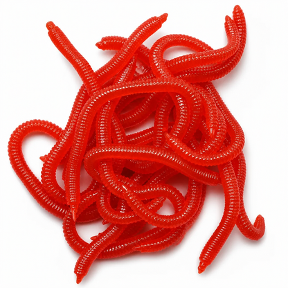 ⏰Limited-Time 50% Off ✨Bionic Earthworm Soft Lures｜Highly Realistic Dynamic Bait, Tear-Resistant Soft Lures For Freshwater & Sea Fishing 🎣