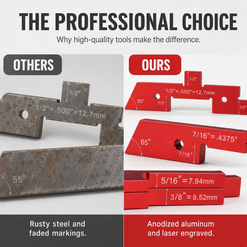 Woodworking Setup Blocks – Aluminum, high precision & quick calibration ✨
