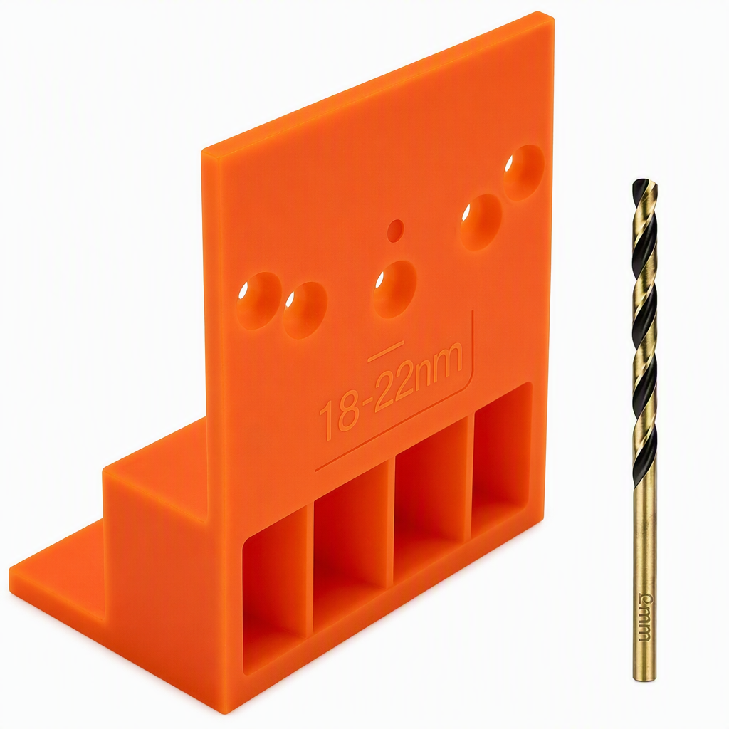 📢📢BUY 1 GET 1 FREE！！⏰Wardrobe Cabinet Side Filler Panel Installation Locator and Stepped Positioning Plate for Precise Hole Alignment