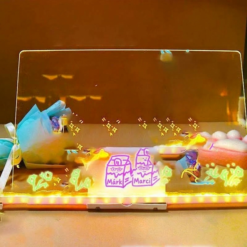 Kids LED Erasable Acrylic Drawing Board | S–L