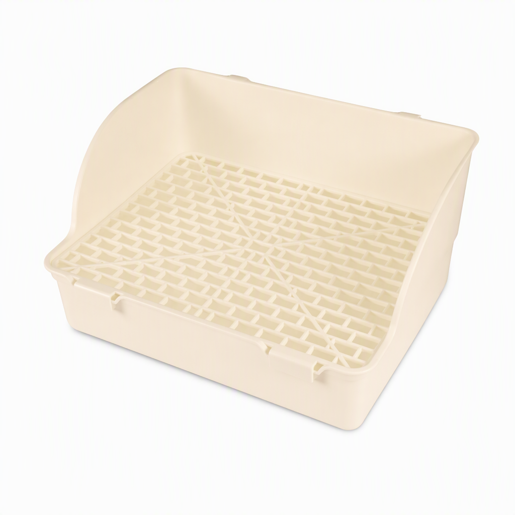Extra Large Rabbit Litter Box Toilet and Small Animal Litter Tray for Guinea Pigs Chinchillas and Dwarf Rabbits