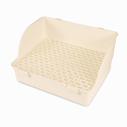 Extra Large Rabbit Litter Box Toilet and Small Animal Litter Tray for Guinea Pigs Chinchillas and Dwarf Rabbits