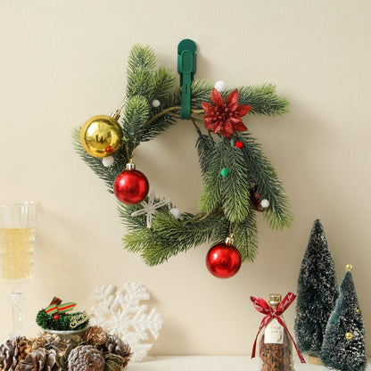 📢📢50% OFF !! ⏰ Silicone Christmas Wreath Ties & Hooks (5 Pcs) – Secure Your Wreaths & Garlands with Ease🎅