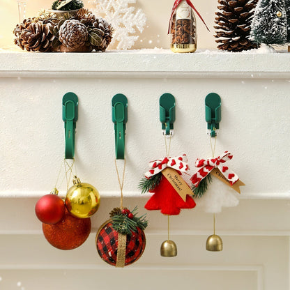 📢📢50% OFF !! ⏰ Silicone Christmas Wreath Ties & Hooks (5 Pcs) – Secure Your Wreaths & Garlands with Ease🎅